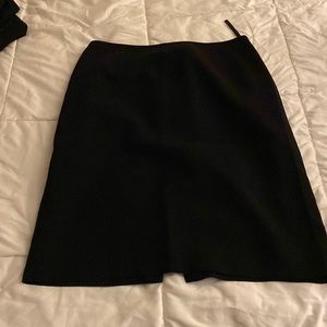 Black pencil skirt